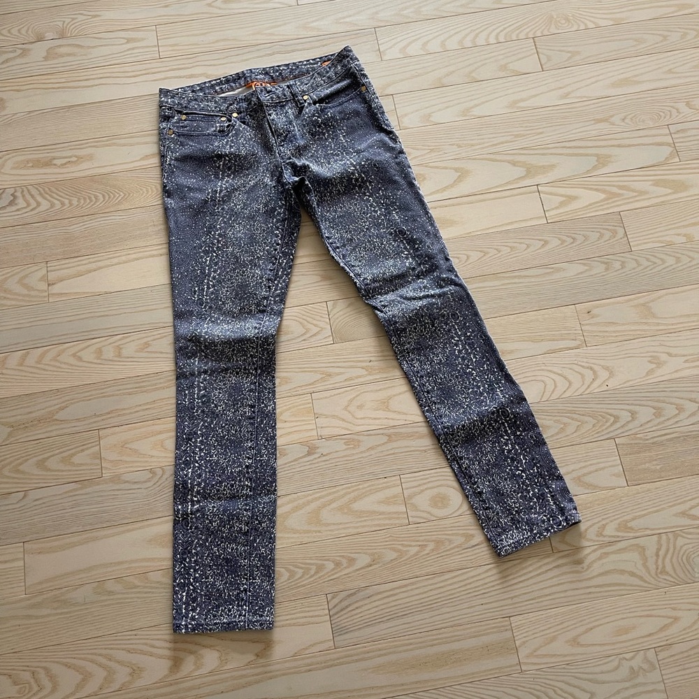 Tory Burch Ivy Super Skinny printed Jean 30
